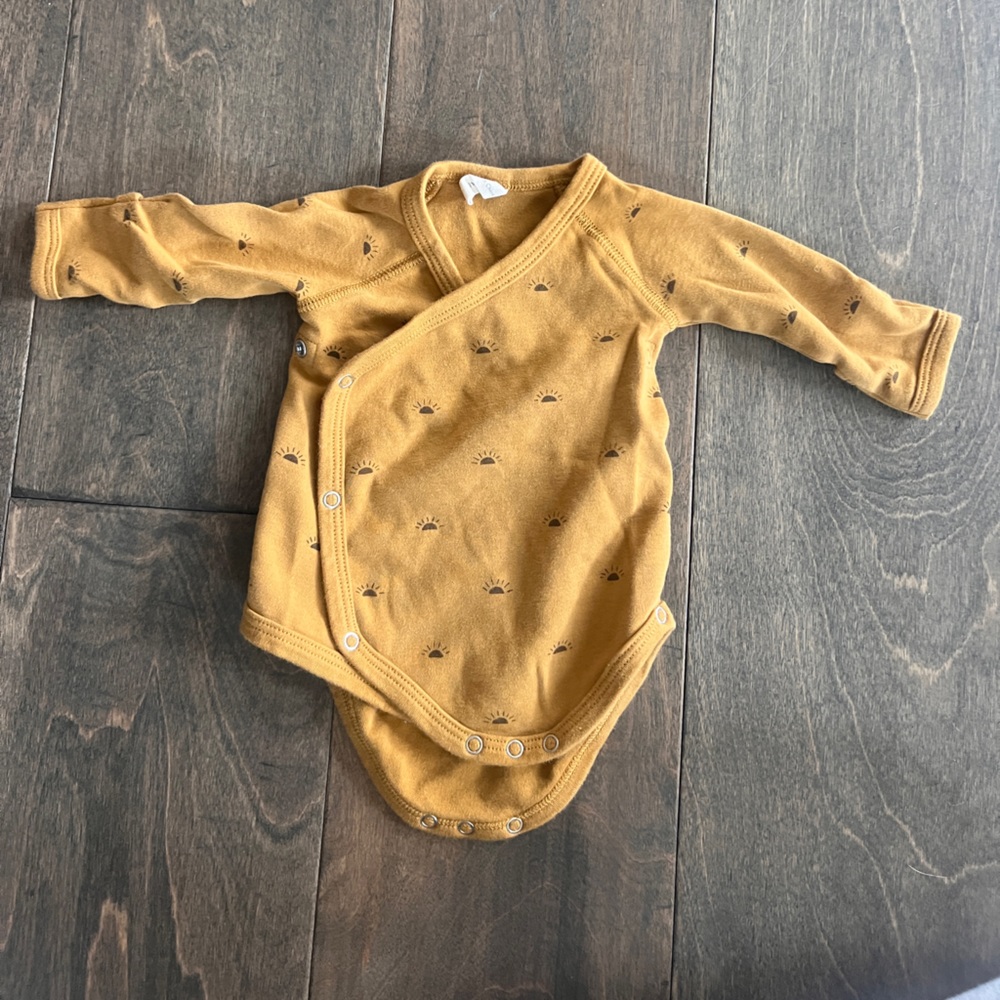 Quincy Mae Wrap Onesie